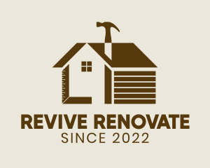 Renovate - House Renovation Contractor logo design