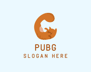 Playful Cat Letter G Logo