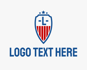 Sheriff - Protection Badge Letter logo design
