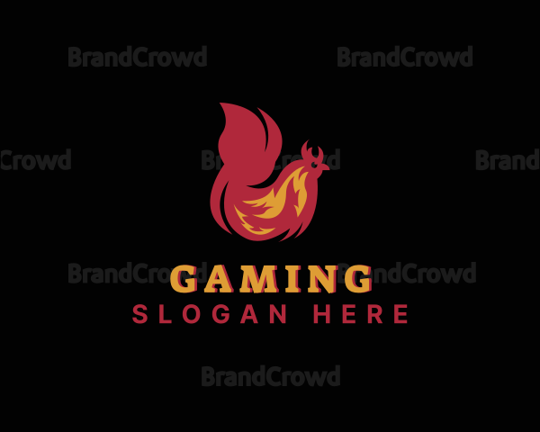 Chicken Flame Cooking Logo