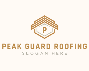 Realty Roofing House logo design