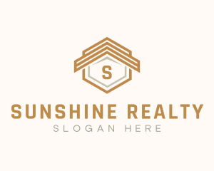 Realty Roofing House logo design