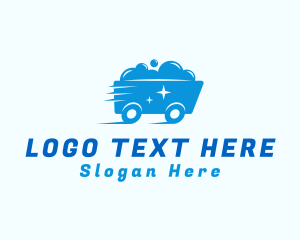 Wagon - Express Janitorial Washer logo design