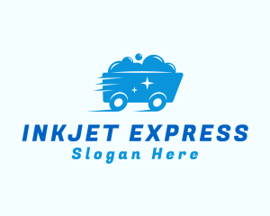 Express Janitorial Washer  logo design