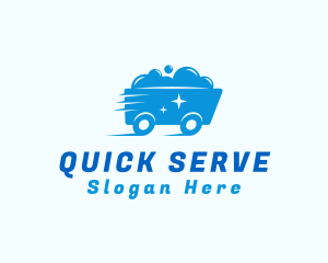 Instant - Express Janitorial Washer logo design