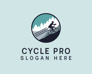 Biking - Mountain Bike Cycling logo design