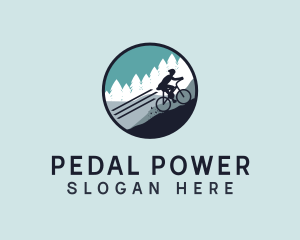 Mountain Bike Cycling  logo design