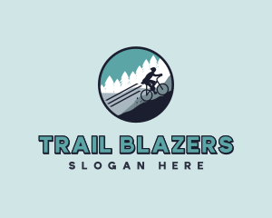 Mountain Bike Cycling  logo design