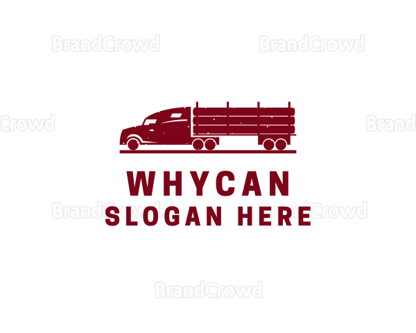 Vintage Delivery Truck Logo