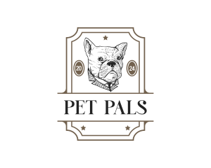 Animal Pet Bulldog logo design