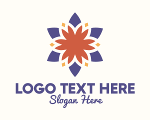 Starburst - Colorful Floral Blossom logo design