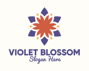 Colorful Floral Blossom logo design