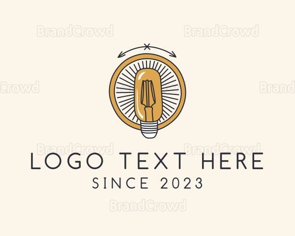 Light Bulb Lamp Logo