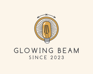 Light Bulb Lamp logo design