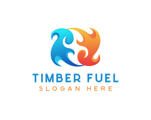 Fire Fuel Sustainable Energy logo design