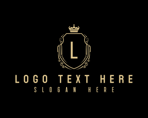 Golden - Elegant Crest Deluxe logo design