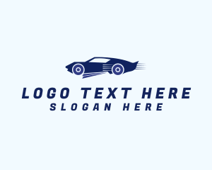 Driver - Fast Car Driving logo design