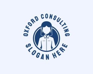 Woman Business Consultant logo design