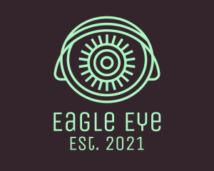 Digital Technology Eye  logo design