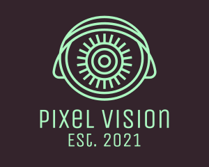 Digital Technology Eye  logo design