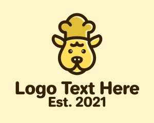 Dog Groomer - Cute Dog Chef logo design