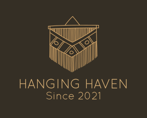 Hanging - Handmade Hanging Macrame logo design