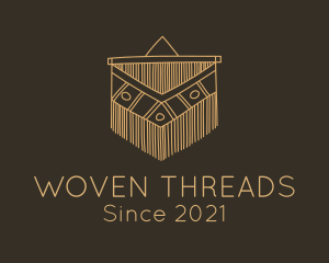 Woven - Handmade Hanging Macrame logo design