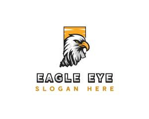 Indiana Bald Eagle logo design