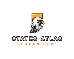 Indiana Bald Eagle logo design