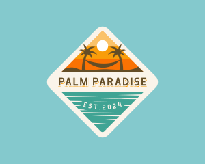 Beach Tropical Resort logo design