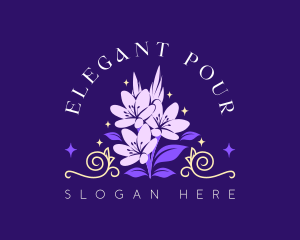 Elegant Floral Beauty logo design