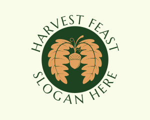 Acorn Nut Agriculture logo design