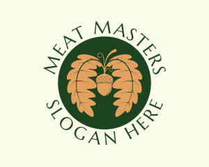 Acorn Nut Agriculture logo design