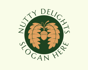 Nut - Acorn Nut Agriculture logo design