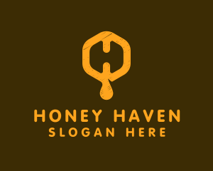 Letter H Beehive logo design