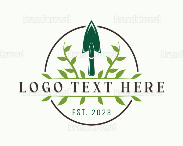 Garden Trowel Landscaping Logo