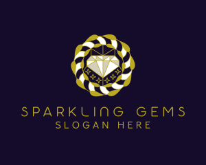 Luxury Diamond Gem logo design