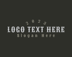 General - Hipster Generic Fashion logo design