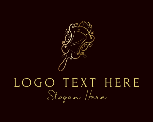 Gold - Elegant Fashion Mirror logo design