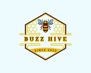 Bumblebee - Honeycomb Bee Bumblebee logo design