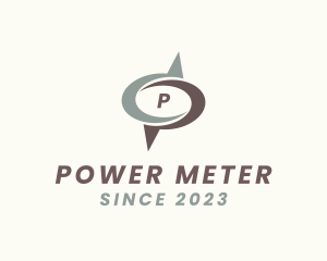 Meter - Compass Navigation Logistics Mover logo design