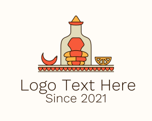 Mexican Restaurant - Mexican Cocktail Bar logo design
