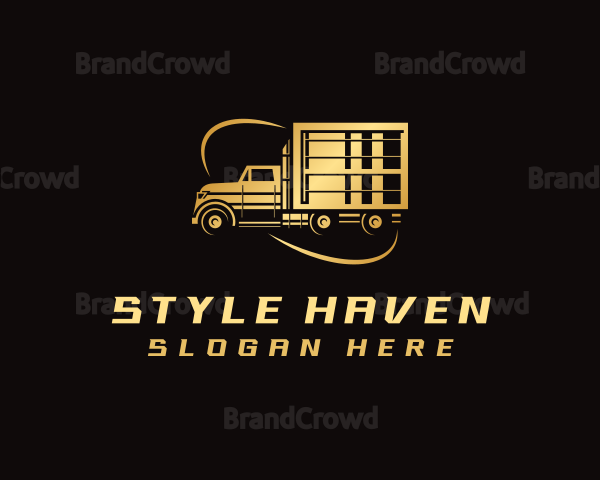 Truck Delivery Cargo Logo