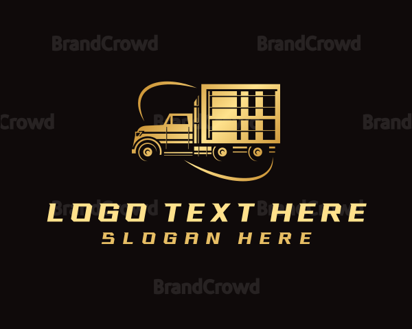 Truck Delivery Cargo Logo