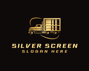 Swoosh - Truck Delivery Cargo logo design