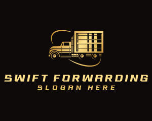 Truck Delivery Cargo logo design