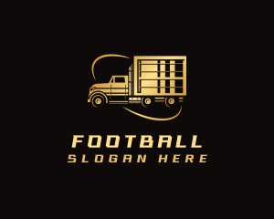 Construction - Truck Delivery Cargo logo design