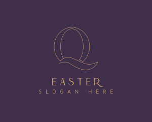 Minimalist Elegant Fashion Letter Q Logo