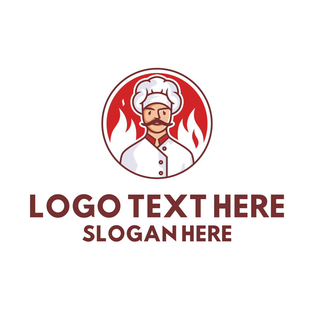 Fire Chef Restaurant Logo | BrandCrowd Logo Maker