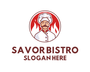 Restaurant - Fire Chef Restaurant logo design